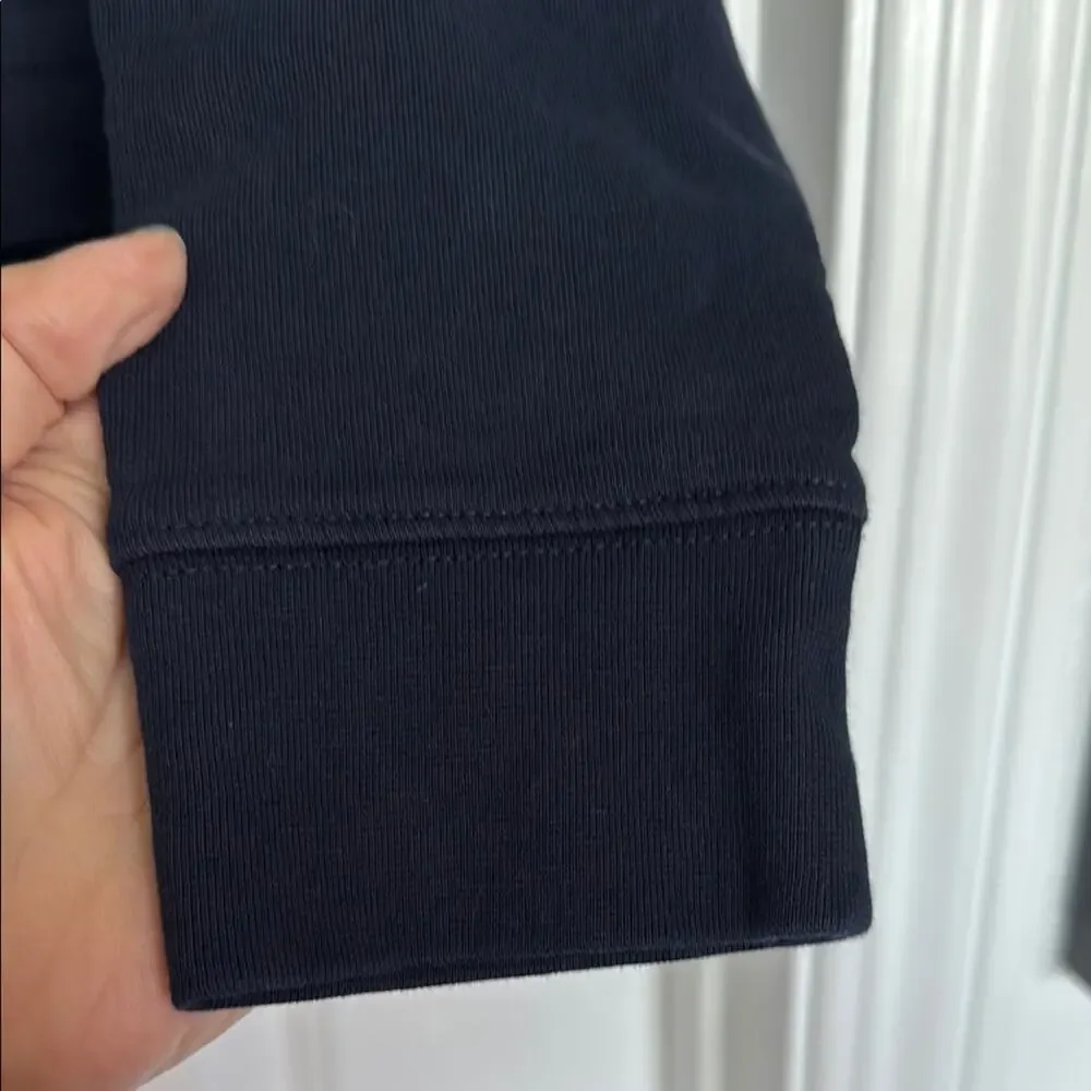 J. Crew Eyelet Hem Sweatshirt, S